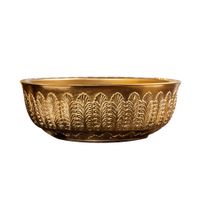 Trendy Taps Premium Quality Gold Floral Basin